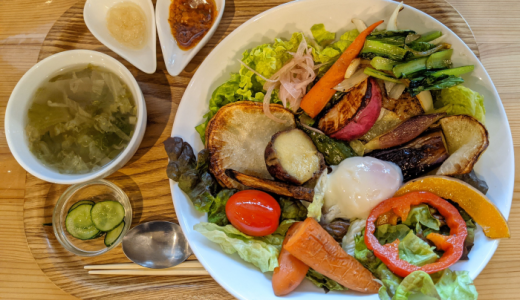 武蔵境の「ムサシノ野菜食堂ミルナーナ（miluna-na）」でいつもの「たっぷり野菜と雑穀ごはん」