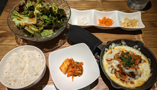 韓国料理「TUTUMU38（ツツムサンパ）吉祥寺店」で野菜たっぷりのチーズ豚キムチ定食に大満足