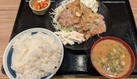 「野郎めし 吉祥寺店」の「しょうが焼＋チキン南蛮 定食＆とん汁変更」で納得のお腹いっぱい