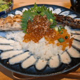 吉祥寺駅南口前「井の頭ビル」2階の「チキンレッグ」で気になっていた「鮭ハラス定食」を堪能