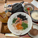 「東京たらこ スパゲティ」の新セットメニュー『東京たらこ御膳』で「炙り明太子のお出汁スパゲッティ」を楽しむ