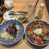 パルコ裏「鰹たたき専門店 明神丸 吉祥寺店」でモチっと「塩たたき」に「シーザーサラダ」「鰹釜飯」で大満足