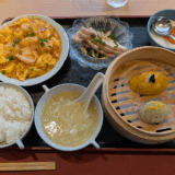 「CANTON 8 茶楼（カントン・エイト）コピス吉祥寺店」で平日限定の「吉祥寺セット」の「海老チリソースセット」を堪能