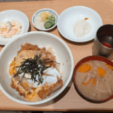 末広通りのトンカツ屋「とん㐂（とんき）」で「特製かつ丼定食」にポテサラと大根おろしも付けて晩ごはん