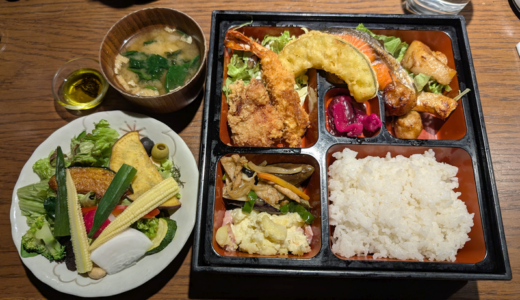 「戎（えびす）ビアホール 吉祥寺」で「おすすめランチ」に「サラダボウル（小）」を付けて大満足