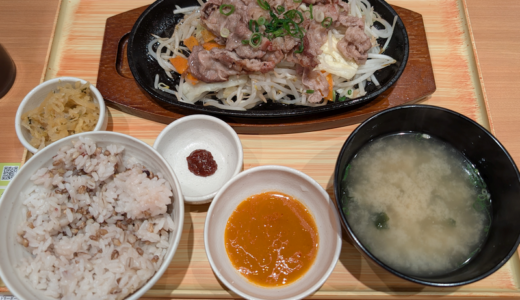 「やよい軒 吉祥寺サンロード店」で 1/2日分の野菜という「牛焼きしゃぶ」を食べてみた